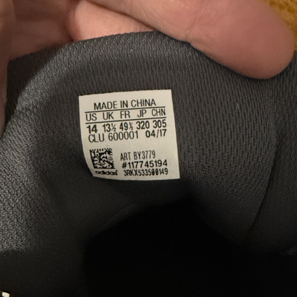 Adidas Men's Dark Gray Athletic Shoes - Picture 2 of 6